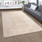 Soft Area Rug with Anti-Slip Backing Washable - Dark Beige RugYourHome