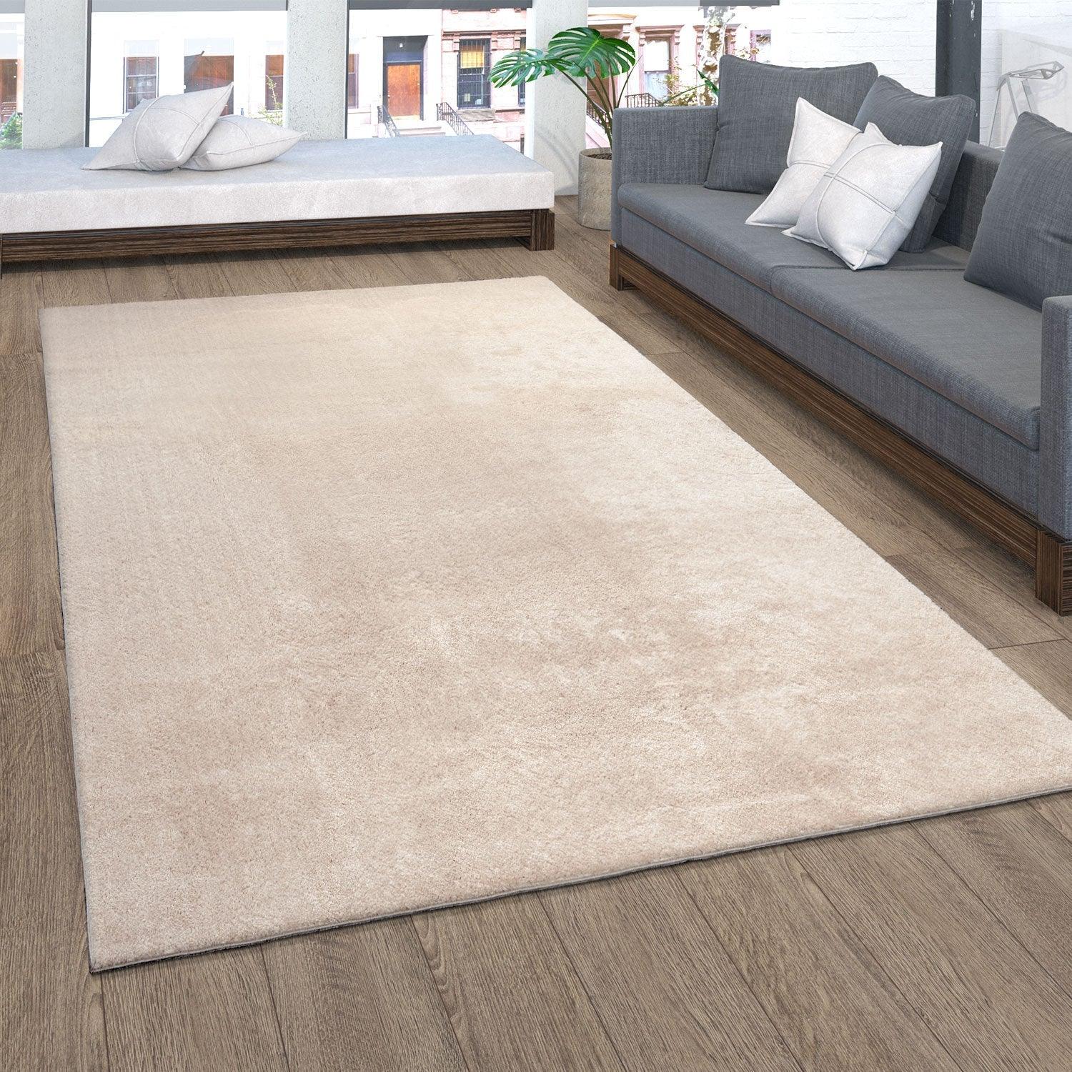 Soft Area Rug with Anti-Slip Backing Washable - Dark Beige RugYourHome