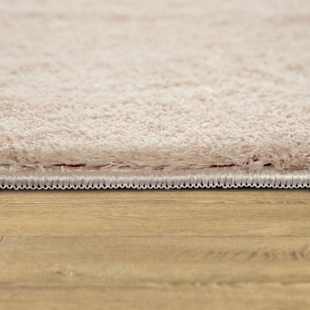 Soft Area Rug with Anti-Slip Backing Washable - Dark Beige RugYourHome