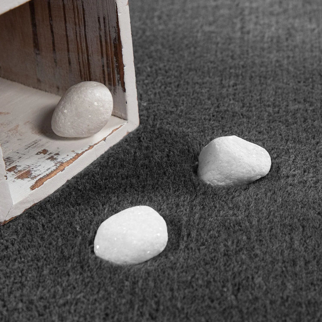 Soft Area Rug with Anti-Slip Backing Washable - Dark Gray RugYourHome