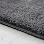 Soft Area Rug with Anti-Slip Backing Washable - Dark Gray RugYourHome