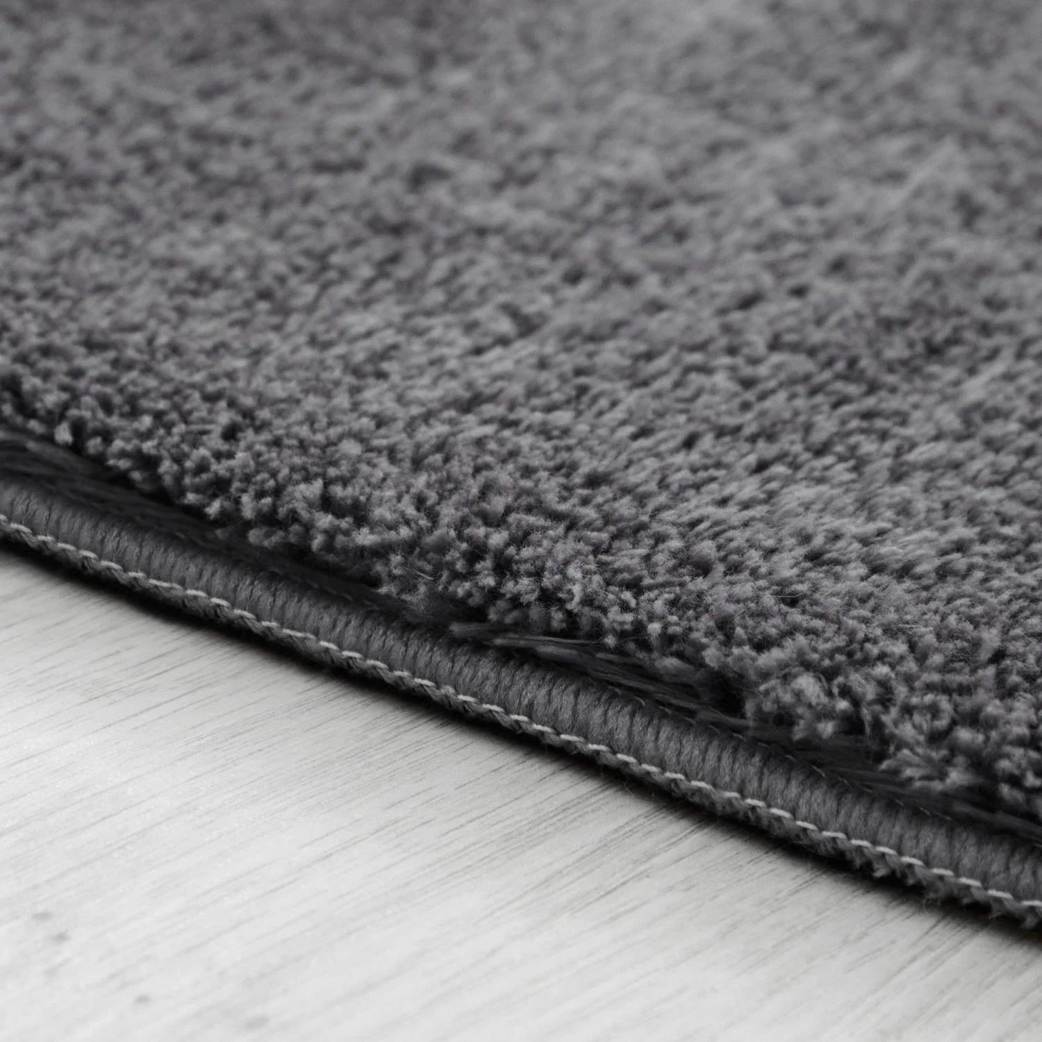 Soft Area Rug with Anti-Slip Backing Washable - Dark Gray RugYourHome