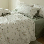 Soft Cottage Blue Ribbon Bedding Set / Blue Ever Lasting