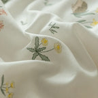Soft Cottage Blue Ribbon Bedding Set / Blue Ever Lasting