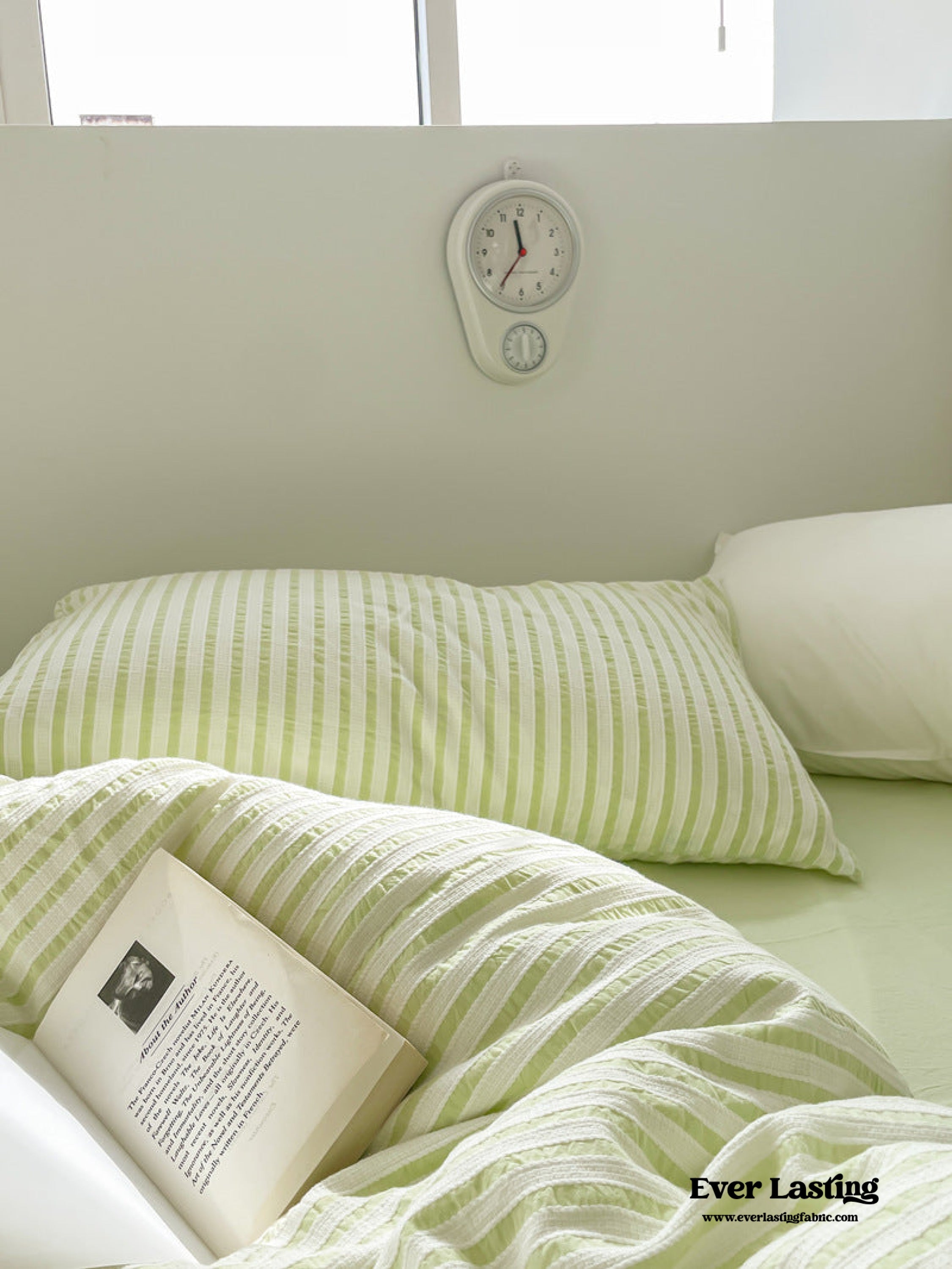 Soft Jacquard Bedding Set / Yellow Ever Lasting