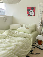 Soft Jacquard Bedding Set / Yellow Ever Lasting