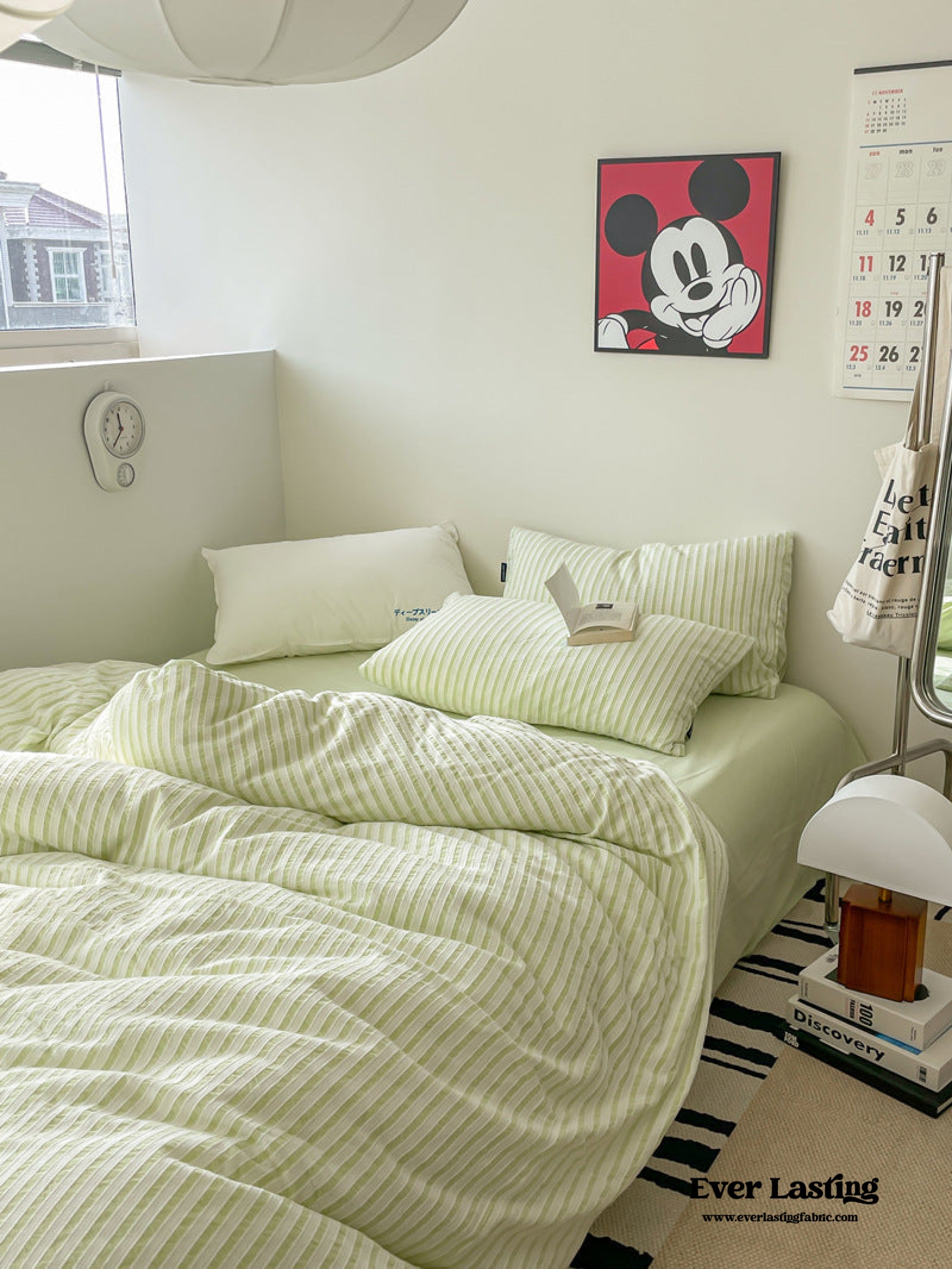 Soft Jacquard Bedding Set / Yellow Ever Lasting