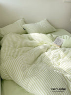 Soft Jacquard Bedding Set / Yellow Ever Lasting
