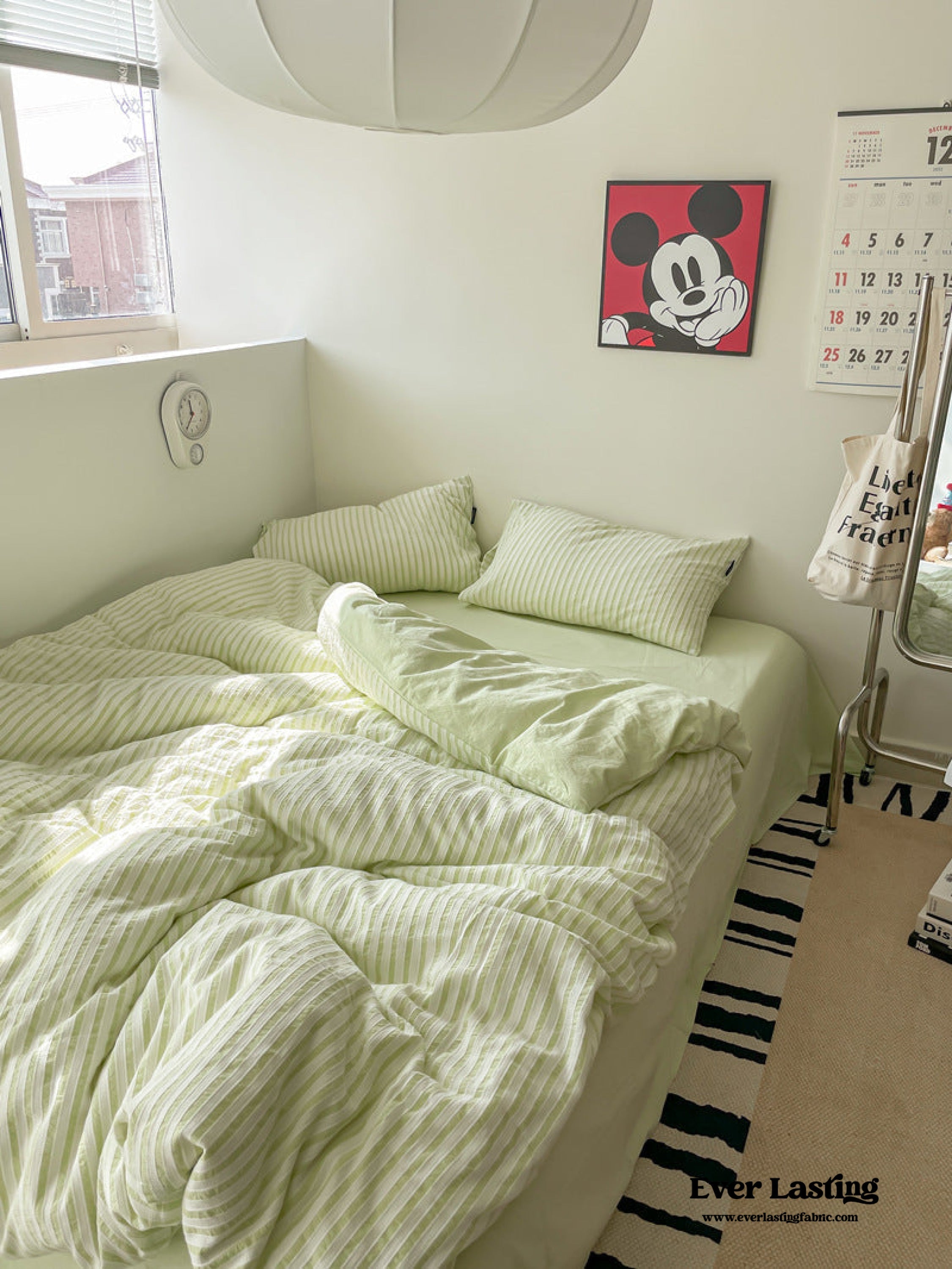 Soft Jacquard Bedding Set / Yellow Ever Lasting