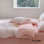 Soft Jacquard Bedding Set / Yellow Ever Lasting