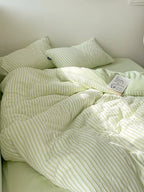 Soft Jacquard Bedding Set / Yellow Ever Lasting