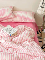 Soft Jacquard Bedding Set / Yellow Ever Lasting