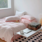 Soft Jacquard Bedding Set / Yellow Ever Lasting