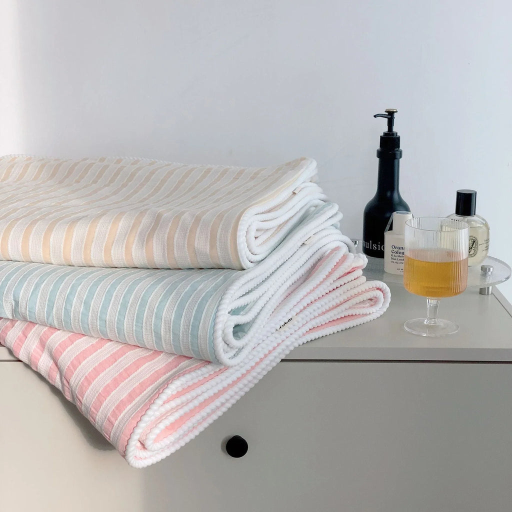 Soft Jacquard Bedding Set / Yellow Ever Lasting