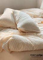 Soft Jacquard Bedding Set / Yellow Ever Lasting