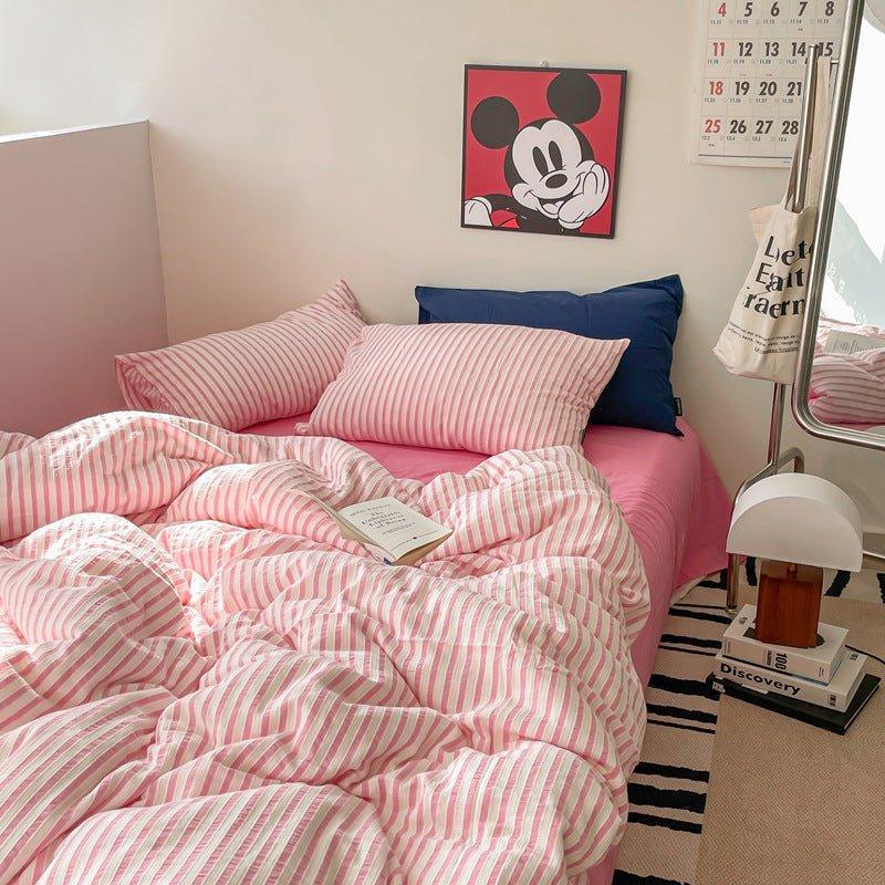 Soft Jacquard Bedding Set / Yellow Ever Lasting