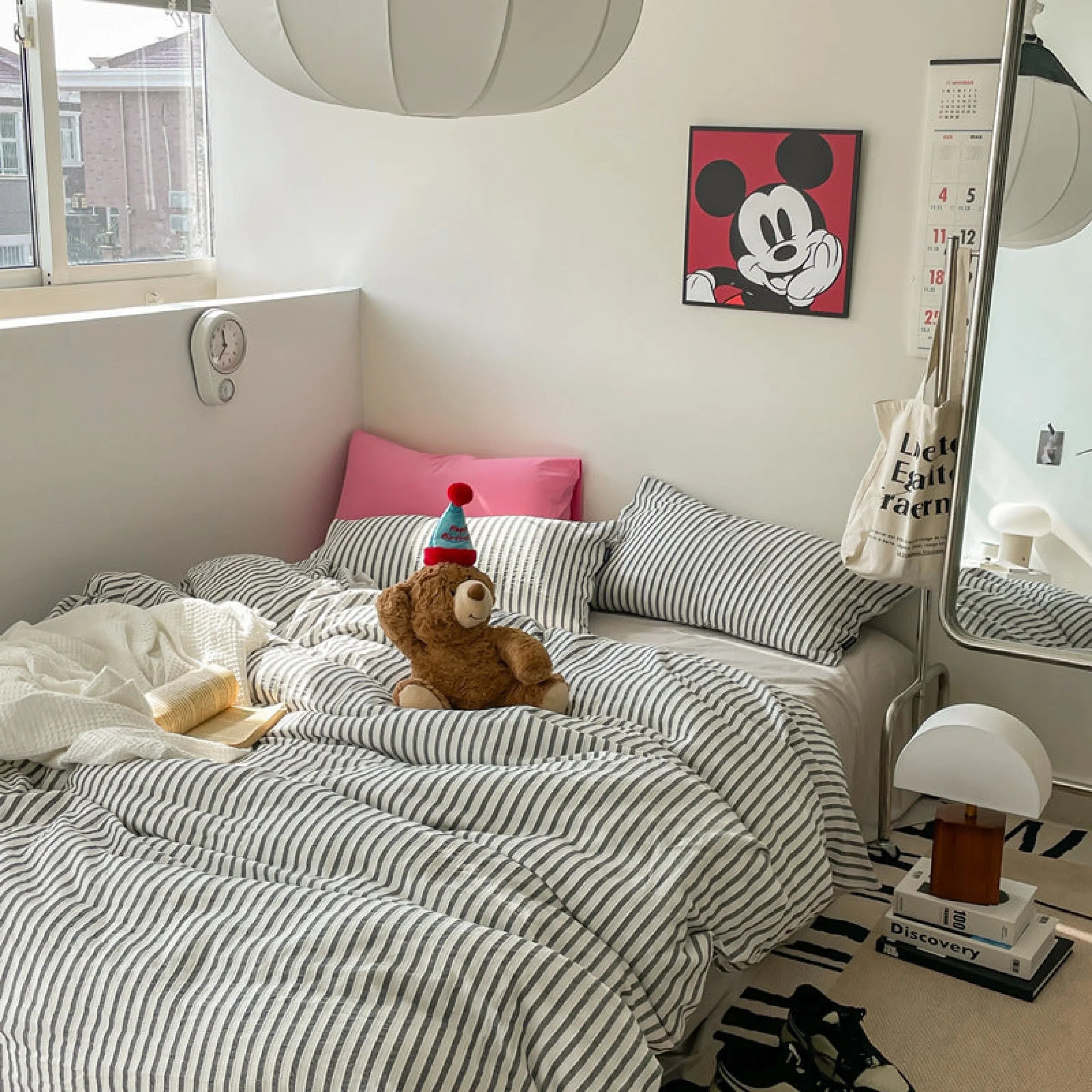 Soft Jacquard Bedding Set / Yellow Ever Lasting