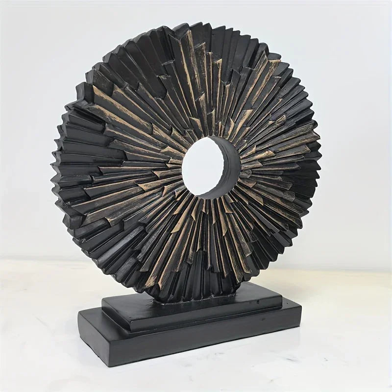 Solar Flower Sculpture - Colorful Outdoor Powered, dimensions view - House Of Avana