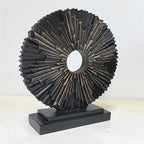 Solar Flower Sculpture - Colorful Outdoor Powered, dimensions view - House Of Avana