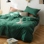 Solid Bedding Set / Forest Green Ever Lasting