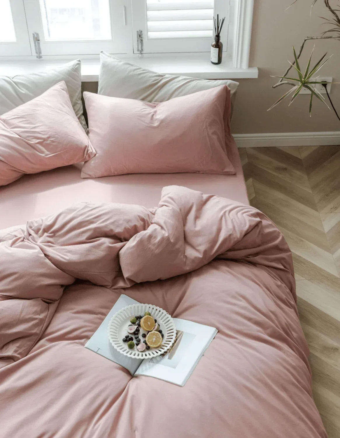 Solid Bedding Set / Forest Green Ever Lasting