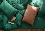 Solid Bedding Set / Forest Green Ever Lasting