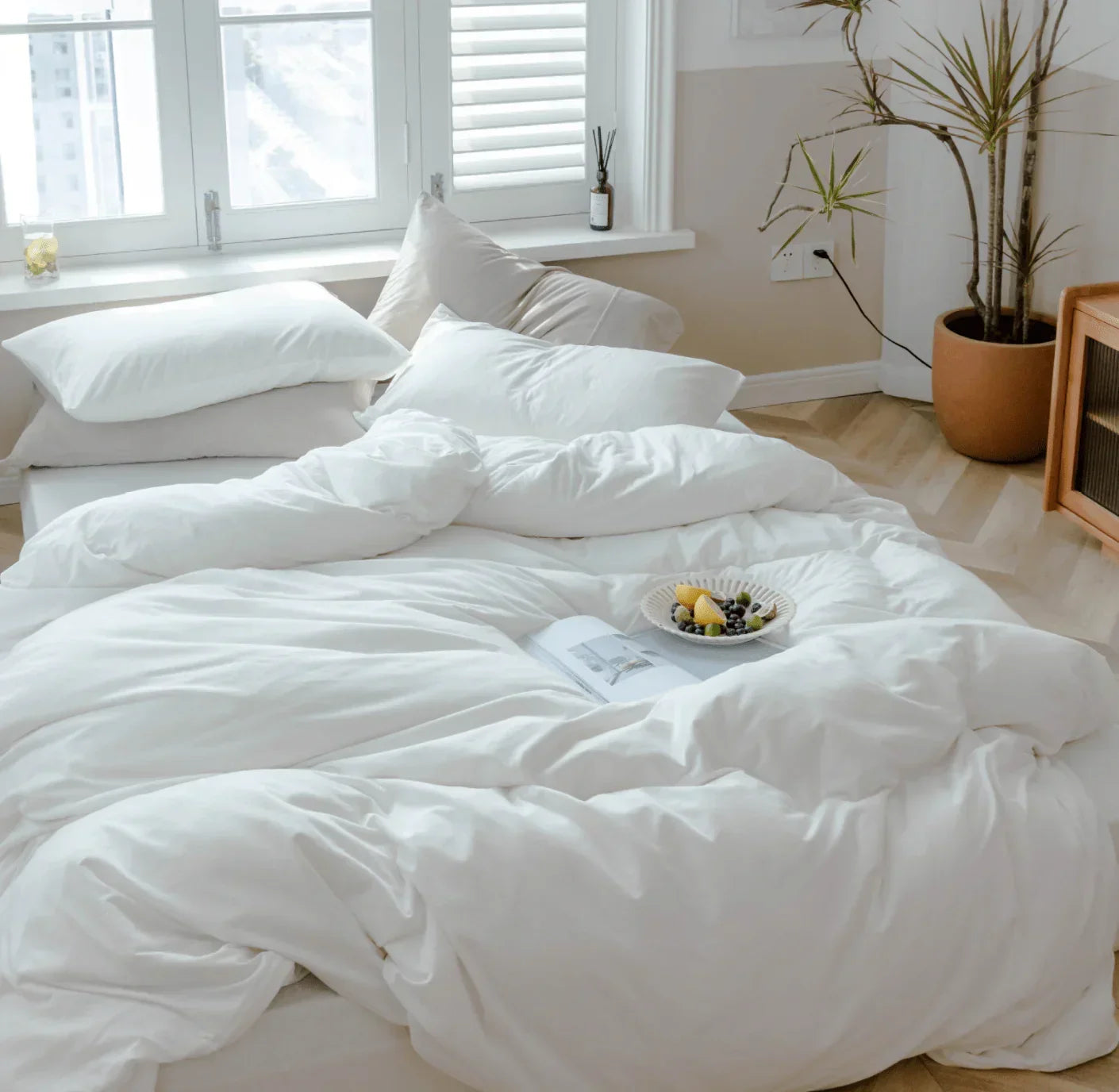 Solid Bedding Set / Forest Green Ever Lasting