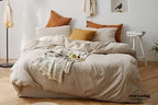Solid Bedding Set / Pumpkin Orange Ever Lasting