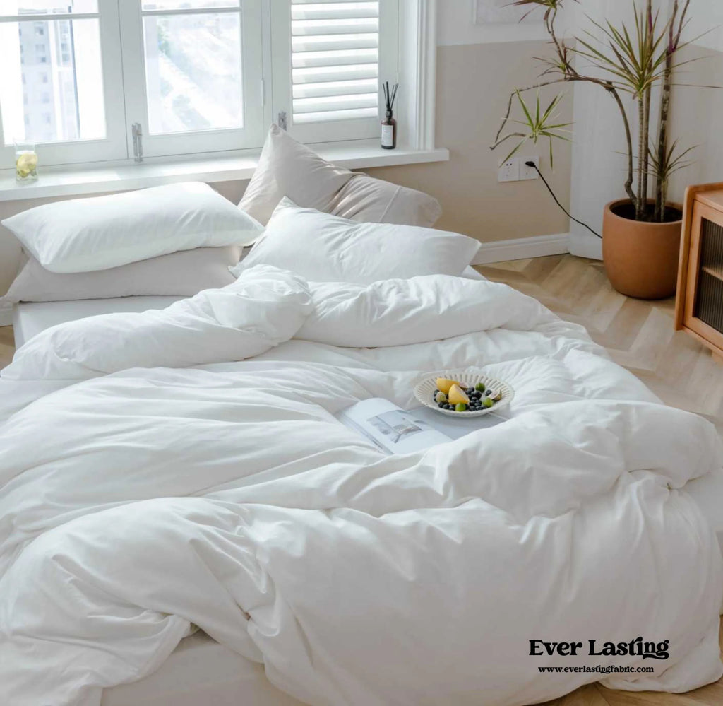 Solid Bedding Set / Pumpkin Orange Ever Lasting