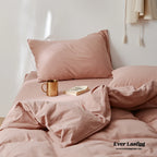 Solid Bedding Set / Pumpkin Orange Ever Lasting