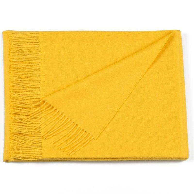 Solid Color Alpaca Throw