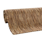 Solid Outdoor Rug for Patio or Balcony weatherproof in Mottled Brown Beige RugYourHome