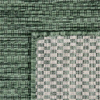 Solid Outdoor Rug for Patio or Balcony weatherproof in Mottled Dark Green RugYourHome