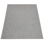 Solid Outdoor Rug for Patio or Balcony weatherproof in Mottled Grey RugYourHome