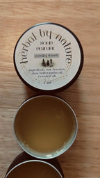 Solid perfume with essential oils