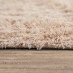 Solid Shag Rug Silky Soft & Fluffy In Beige RugYourHome