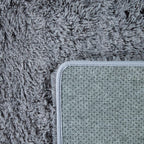 Solid Shag Rug Silky Soft & Fluffy In Grey RugYourHome