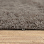 Solid Shag Rug Silky Soft & Fluffy In Light-Brown RugYourHome