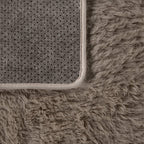Solid Shag Rug Silky Soft & Fluffy In Light-Brown RugYourHome