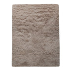 Solid Shag Rug Silky Soft & Fluffy In Light-Brown RugYourHome