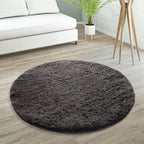 Solid Shag Rug Silky Soft & Fluffy In Light-Brown RugYourHome
