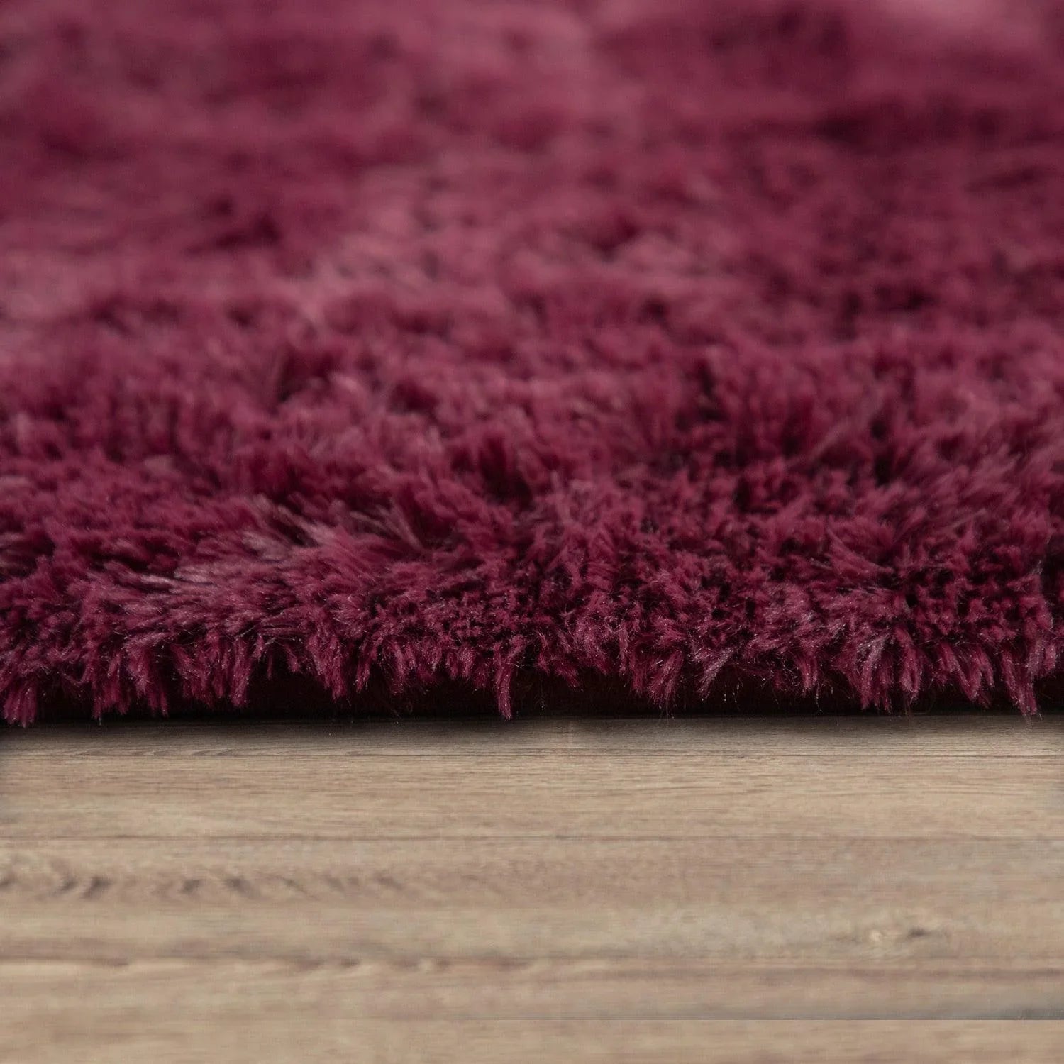 Solid Shag Rug Silky Soft & Fluffy In Purple RugYourHome