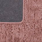Solid Shag Rug Silky Soft & Fluffy In Rose RugYourHome