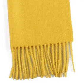 Solid Weave Brushed Alpaca Scarf