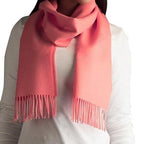 Solid Weave Brushed Alpaca Scarf
