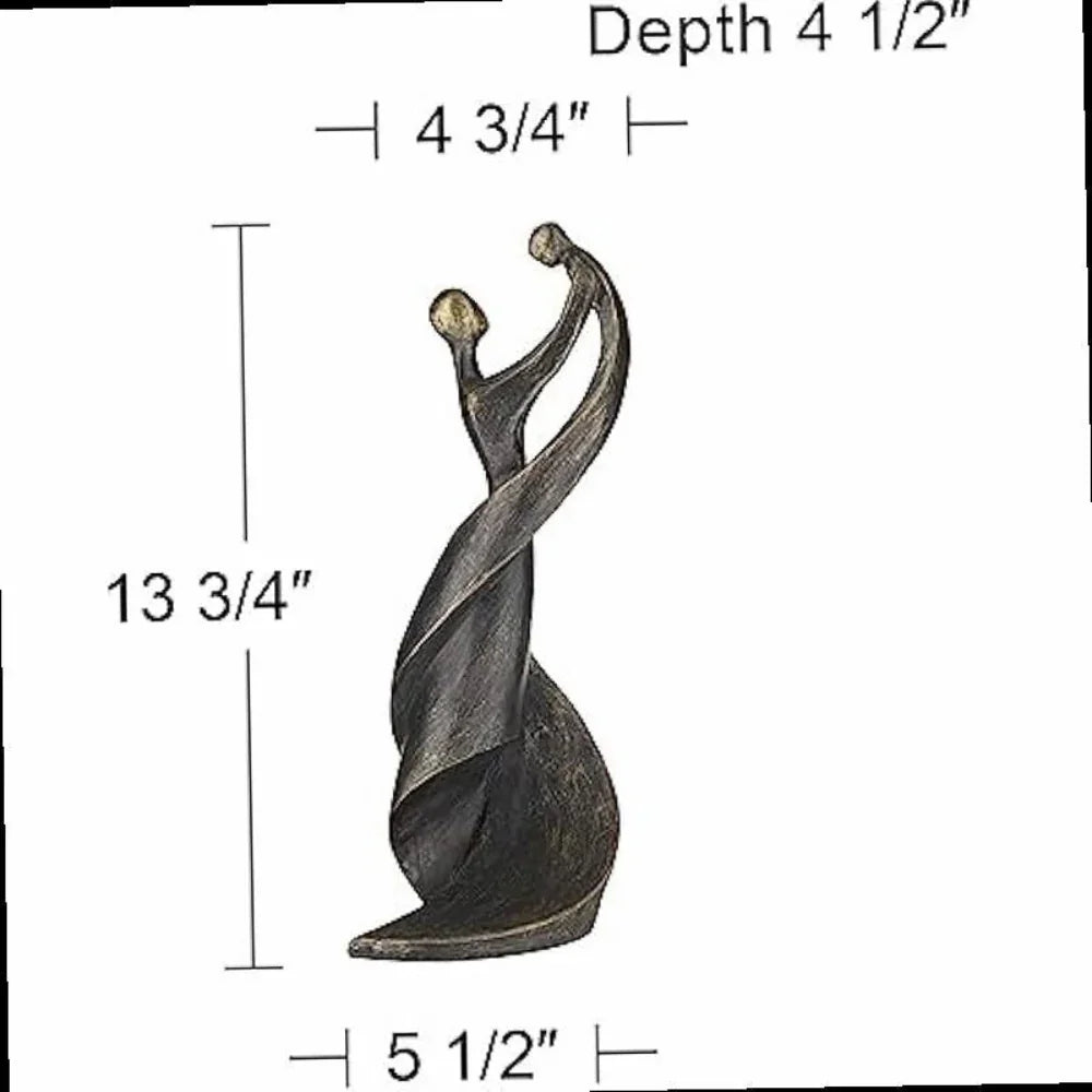 13.75" Bronze Mother & Child Sculpture - House of Avana