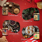 Soy Beeswax Christmas Candles with Holiday Scent, lifestyle image - House Of Avana