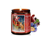 Soy Beeswax Christmas Candles with Holiday Scent, angled view - House Of Avana