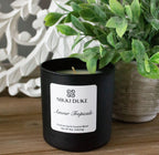 White soy and coconut candle, tropical scent in clear glass - House of Avana