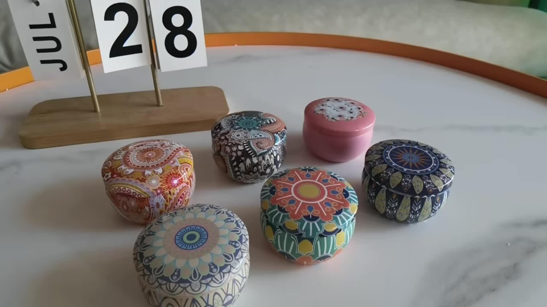 Soy Wax Candles in Portable Tin with Holiday Scents - House Of Avana